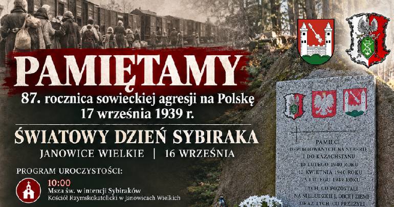 Upamiętnienie rocznicy najazdu sowieckiego na Polskę w 1939 r.