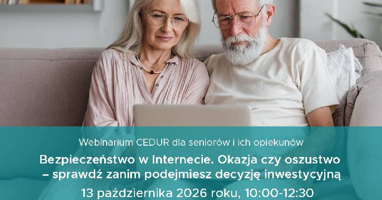 Bezpieczeństwo w Internecie – bezpłatne webinarium KNF dla seniorów i ich opiekunów
