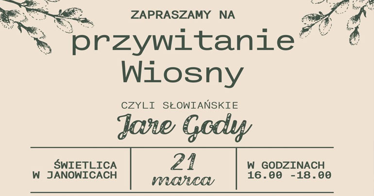 Powitanie wiosny w Janowicach Wielkich 