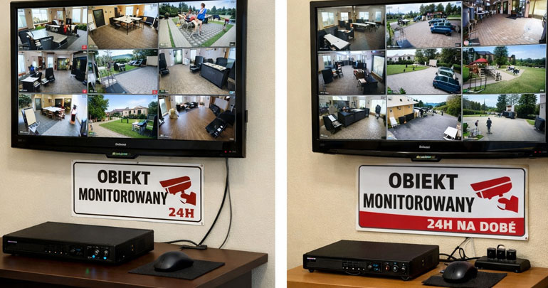 Monitoring w świetlicy wiejskiej w Janowicach Wielkich oraz w Trzcińsku 