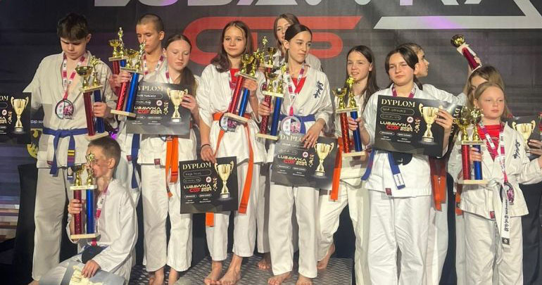 Klub Oyama z sukcesami na zawodach Kyokushin Lubawka Cup 2024 