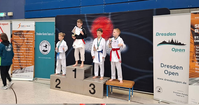 Dwa medale mieszkańców Gminy w Dreźnie 