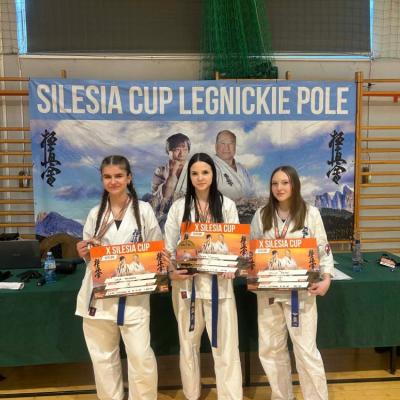 Zawodnicy Kamiennogórskiego Klubu Oyama na podium turnieju Silesia Cup 